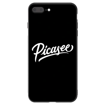 Ovitek za Apple iPhone 8 Plus - Picasee - old logo - white