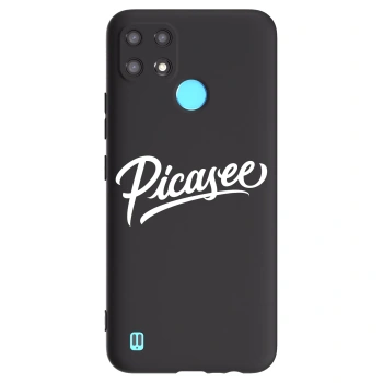 Ovitek za Realme C21 - Picasee - old logo - white