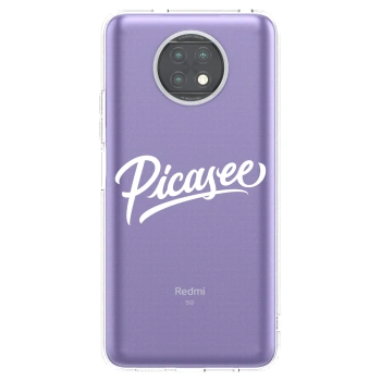 Picasee silikonski prozorni ovitek za Xiaomi Redmi Note 9T - Picasee - old logo - white