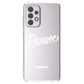 Picasee silikonski prozorni ovitek za Samsung Galaxy A52s 5G A528B - Picasee - old logo - white