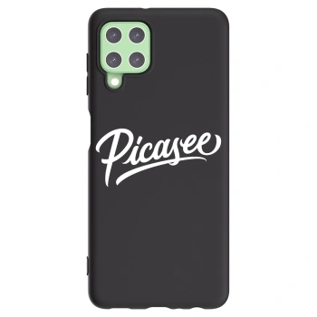 Picasee silikonski črni ovitek za Samsung Galaxy A22 A225F 4G - Picasee - old logo - white