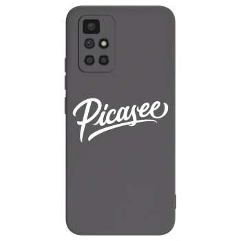 Picasee silikonski črni ovitek za Xiaomi Redmi 10 - Picasee - old logo - white