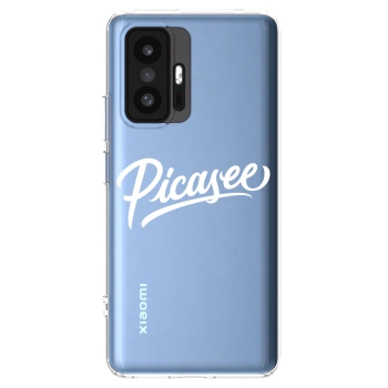 Picasee silikonski prozorni ovitek za Xiaomi 11T - Picasee - old logo - white