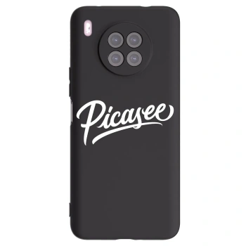 Picasee silikonski črni ovitek za Huawei Nova 8i - Picasee - old logo - white