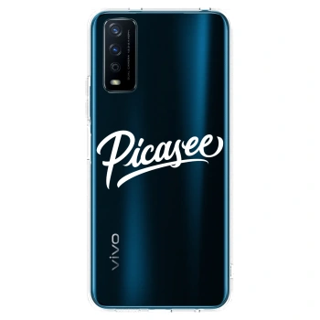Picasee silikonski prozorni ovitek za Vivo Y11s - Picasee - old logo - white