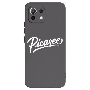 Picasee silikonski črni ovitek za Xiaomi 11 Lite 5G NE - Picasee - old logo - white