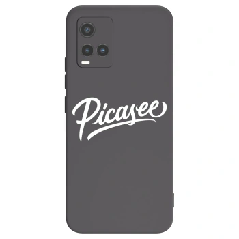 Picasee silikonski črni ovitek za Vivo Y33s - Picasee - old logo - white