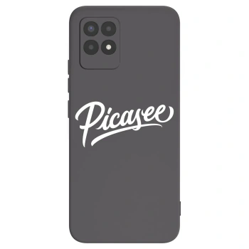 Picasee silikonski črni ovitek za Realme 8i - Picasee - old logo - white