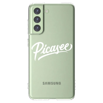 Picasee silikonski prozorni ovitek za Samsung Galaxy S21 FE 5G - Picasee - old logo - white