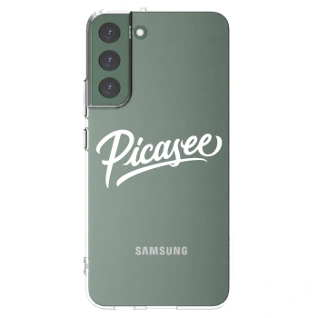 Picasee silikonski prozorni ovitek za Samsung Galaxy S22+ 5G - Picasee - old logo - white