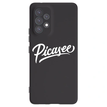 Picasee silikonski črni ovitek za Samsung Galaxy A53 5G A536 - Picasee - old logo - white