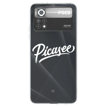 Picasee silikonski prozorni ovitek za Xiaomi Poco X4 Pro 5G - Picasee - old logo - white