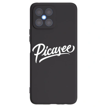 Picasee silikonski črni ovitek za Honor X8 4G - Picasee - old logo - white
