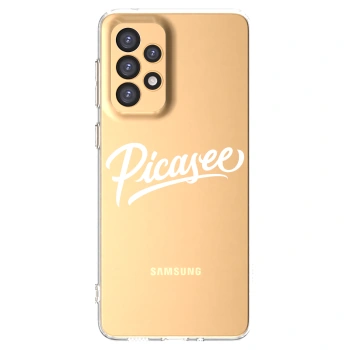 Picasee silikonski prozorni ovitek za Samsung Galaxy A33 5G A336 - Picasee - old logo - white