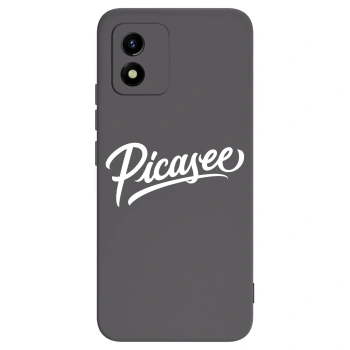 Picasee silikonski črni ovitek za Vivo Y01 - Picasee - old logo - white