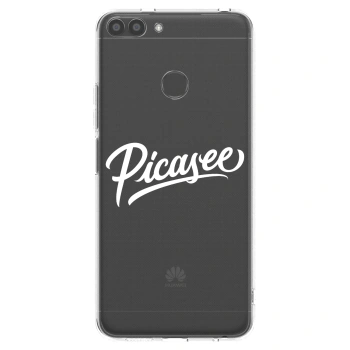 Picasee silikonski prozorni ovitek za Huawei P Smart - Picasee - old logo - white