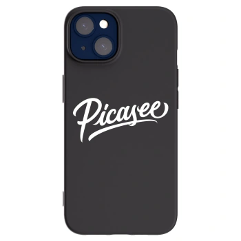 Picasee silikonski črni ovitek za Apple iPhone 14 - Picasee - old logo - white
