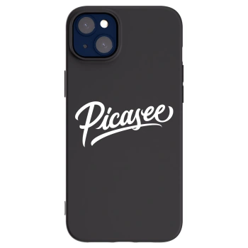 Picasee silikonski črni ovitek za Apple iPhone 14 Plus - Picasee - old logo - white