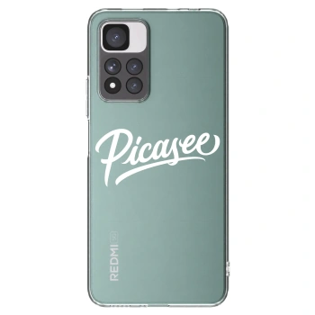 Picasee silikonski prozorni ovitek za Xiaomi Redmi Note 11 Pro+ 5G - Picasee - old logo - white