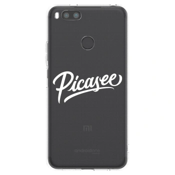 Picasee silikonski prozorni ovitek za Xiaomi Redmi A1 - Picasee - old logo - white