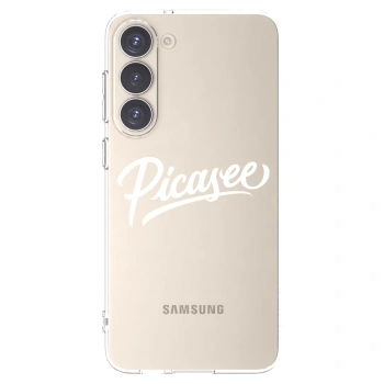 Picasee silikonski prozorni ovitek za Samsung Galaxy S23+ 5G - Picasee - old logo - white