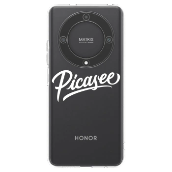 Picasee silikonski prozorni ovitek za Honor Magic5 Lite 5G - Picasee - old logo - white