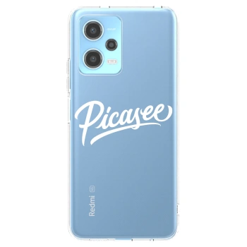 Picasee silikonski prozorni ovitek za Xiaomi Redmi Note 12 5G - Picasee - old logo - white