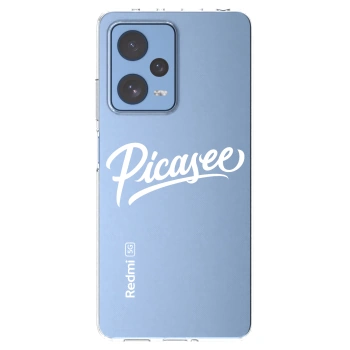 Picasee silikonski prozorni ovitek za Xiaomi Redmi Note 12 Pro 5G - Picasee - old logo - white