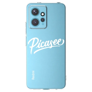 Picasee silikonski prozorni ovitek za Xiaomi Redmi Note 12 4G - Picasee - old logo - white