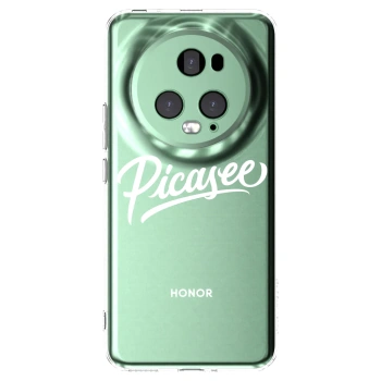 Picasee silikonski prozorni ovitek za Honor Magic5 Pro - Picasee - old logo - white