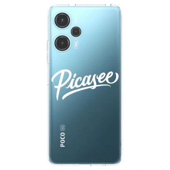 Picasee silikonski prozorni ovitek za Xiaomi Poco F5 - Picasee - old logo - white