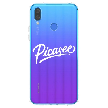 Picasee silikonski prozorni ovitek za Huawei Nova 3 - Picasee - old logo - white