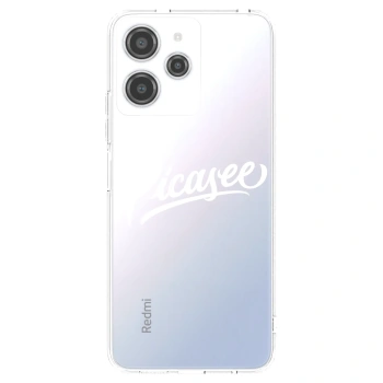 Picasee silikonski prozorni ovitek za Xiaomi Redmi 12 4G - Picasee - old logo - white