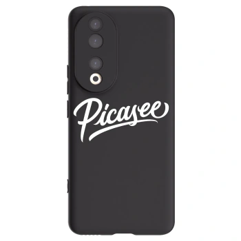 Picasee silikonski črni ovitek za Honor 90 5G - Picasee - old logo - white