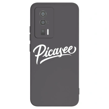Picasee silikonski črni ovitek za Xiaomi Poco F5 Pro 5G - Picasee - old logo - white