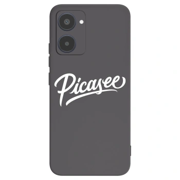 Picasee silikonski črni ovitek za Realme 10 4G - Picasee - old logo - white
