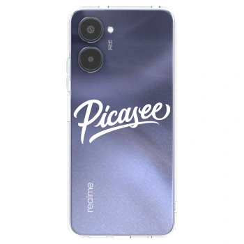 Picasee silikonski prozorni ovitek za Realme 10 4G - Picasee - old logo - white