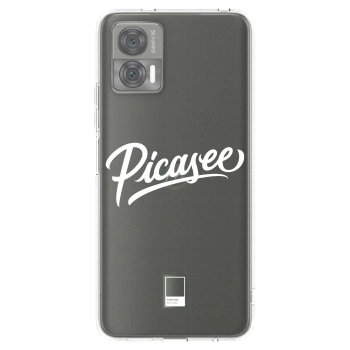 Picasee silikonski prozorni ovitek za Motorola Edge 30 Neo - Picasee - old logo - white