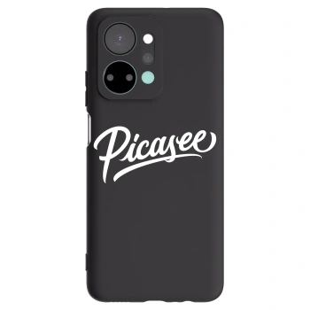 Picasee silikonski črni ovitek za Honor X7a - Picasee - old logo - white