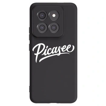 Picasee silikonski črni ovitek za Xiaomi 14 Pro - Picasee - old logo - white