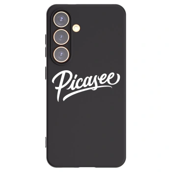 Picasee silikonski črni ovitek za Samsung Galaxy S24 S921B 5G - Picasee - old logo - white