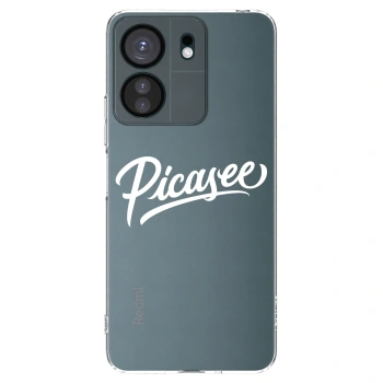 Picasee silikonski prozorni ovitek za Xiaomi Redmi 13C 4G - Picasee - old logo - white