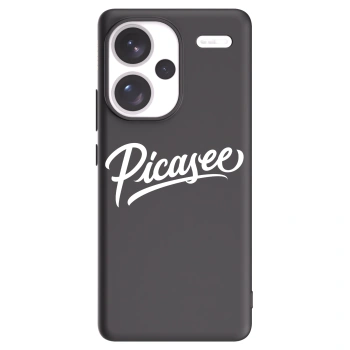 Picasee silikonski črni ovitek za Xiaomi Redmi Note 13 Pro+ 5G - Picasee - old logo - white