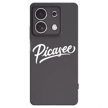 Picasee silikonski črni ovitek za Xiaomi Redmi Note 13 4G - Picasee - old logo - white