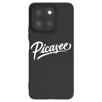 Picasee silikonski črni ovitek za Honor X8b - Picasee - old logo - white