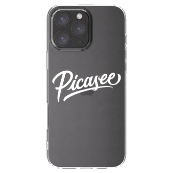 Picasee silikonski prozorni ovitek za Apple iPhone 16 Pro Max - Picasee - old logo - white