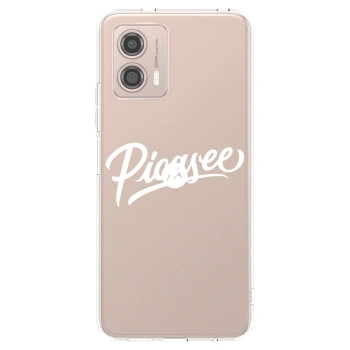 Picasee silikonski prozorni ovitek za Motorola Moto G53 5G - Picasee - old logo - white