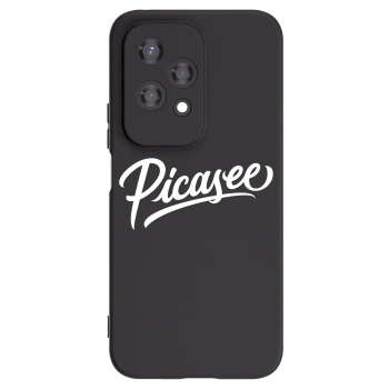 Picasee silikonski črni ovitek za Honor 200 Lite - Picasee - old logo - white