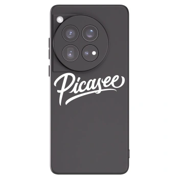 Picasee silikonski črni ovitek za OnePlus 12 5G - Picasee - old logo - white