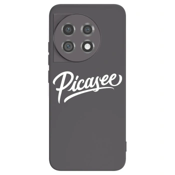 Picasee silikonski črni ovitek za OnePlus 11 5G - Picasee - old logo - white